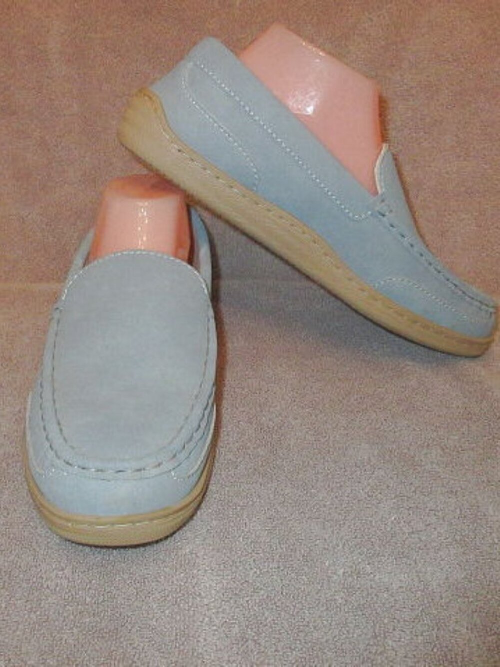 My Slippers Women's Leather Moccasin Size 10 Comfort Slip On Lined Foam In & Out